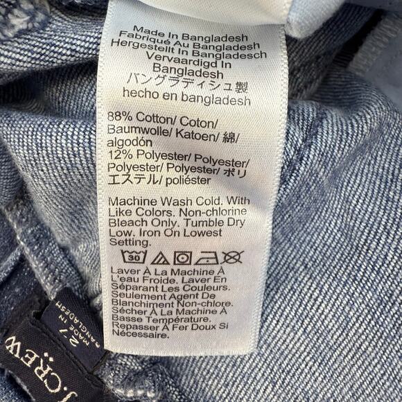 J. Crew Jeans Women's 27 (4) Blue Paper Bag Signature Stretch Preppy Classic - Picture 8 of 13